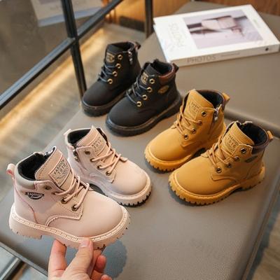 Children Ankle Boots Autumn Toddler Pu Leather Kids Short Boots Comfortable Non Slip Outdoor Boys Girls Boots