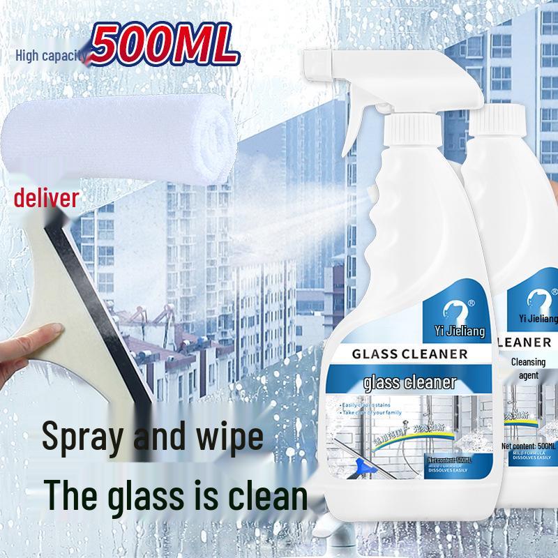 Easy Clean Bright Glass & Tile Foam Cleaner – Shower, Bathroom, and Stain Remover