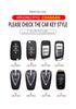 Changan Oshan Cos1° Car Key Case - Metal Shell Full Wrap with Buckle