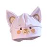 Foldover Cuff Cat Ear Beanie Hat Soft Plush Winter Skull Cap Gifts Plush Winter Hat  Daily Outfits