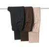 Warm High-Waist Velvet Pants for Middle-Aged and Elderly Women - Autumn/Winter Straight-Leg Style