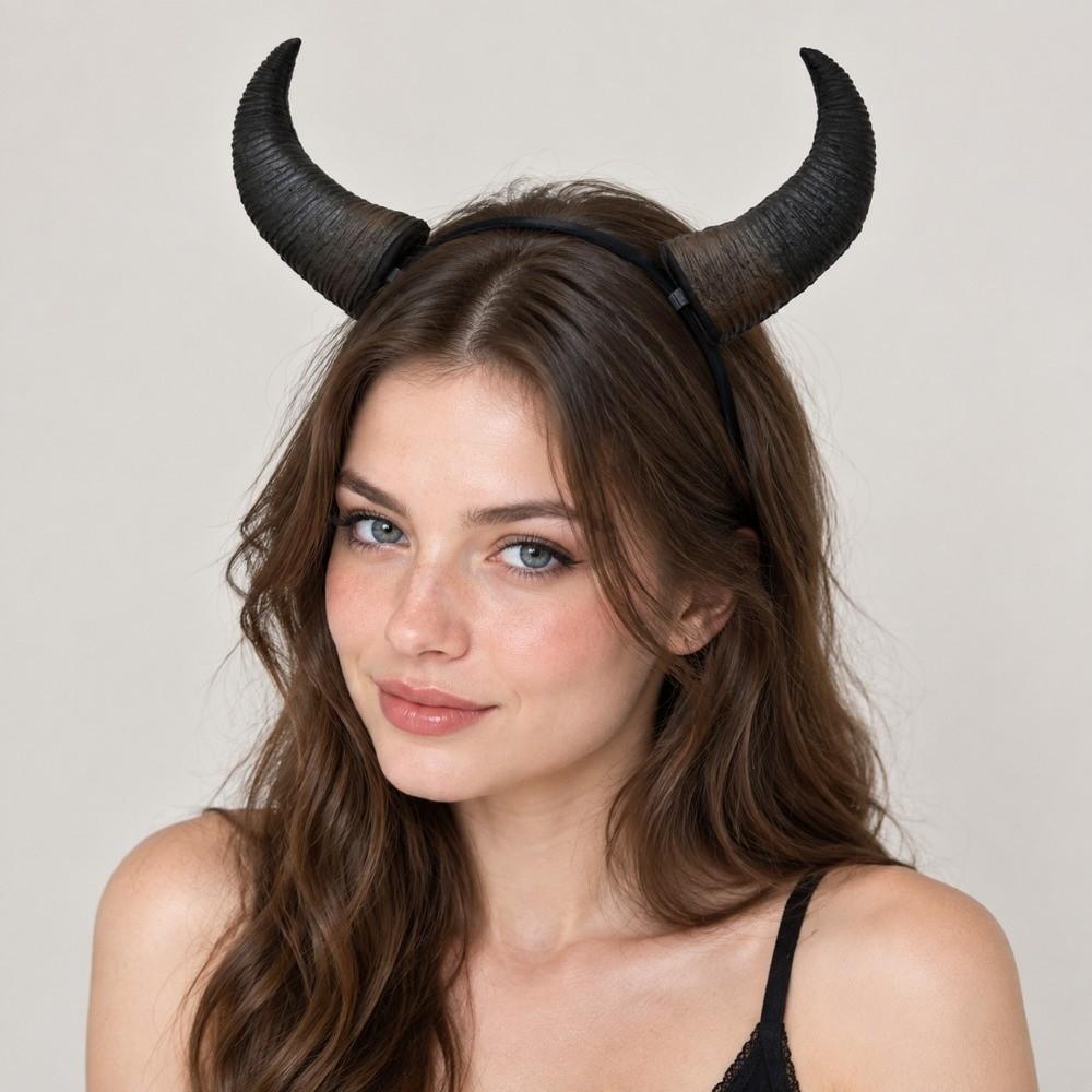 Cosplay Halloween Devil Headband Dark Style Decorative Headdress  Carnival Party