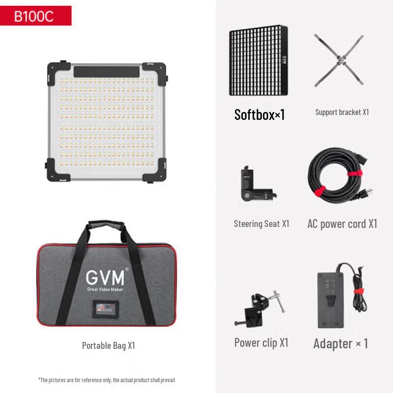 GVM B100C Foldable Portable LED Handheld Fill Light