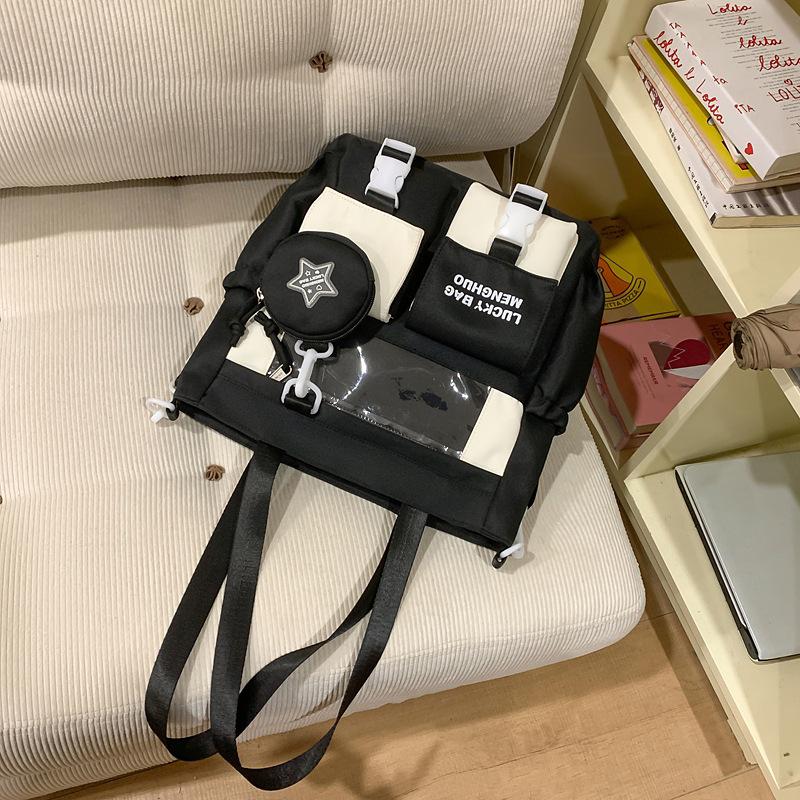 

Студенческая сумка для книг Женская сумка для репетиторства для ученицы начальной школы Холщовая сумка большой вместимости Милая детская сумка для репетиторства Женская сумка кроссбоди .