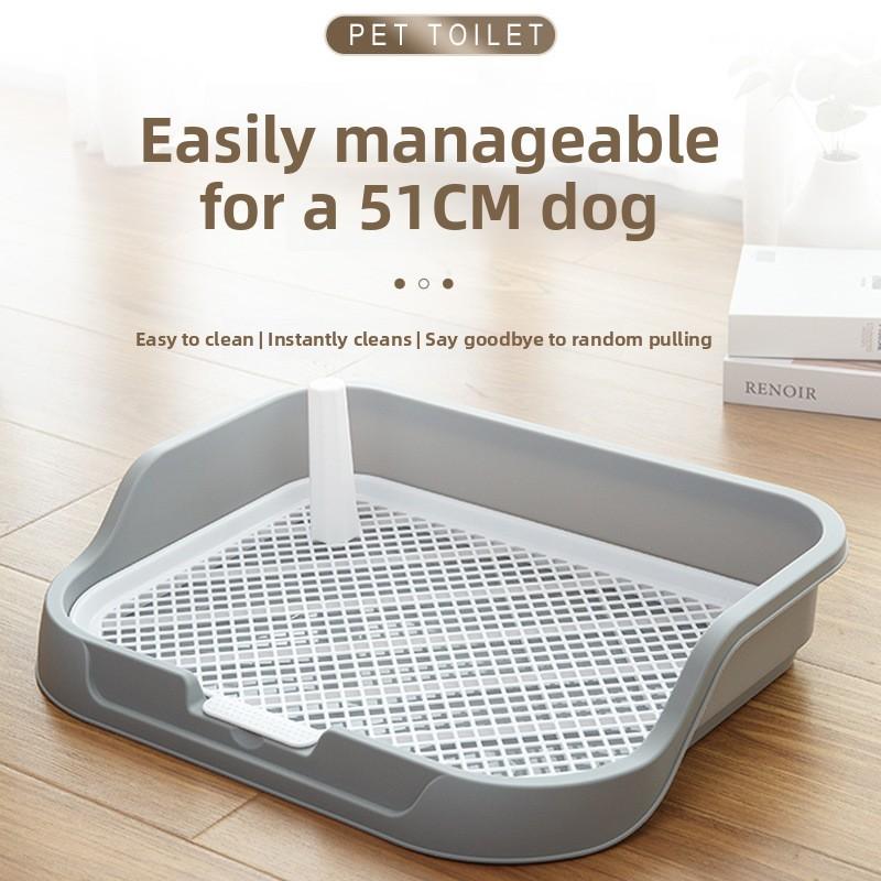 Grid Dog Toilet Anti‑Splashing Pet Potty Tray Small Medium Large Dogs