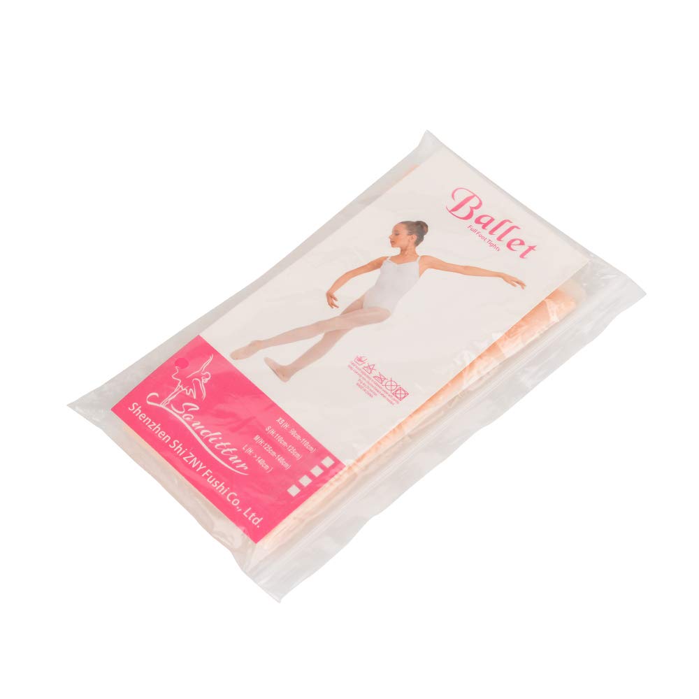 Soudittur Ballet Set of Elastic 90D Ballet Supplies for Kids and European Size for Kindergarten Entrance and Weddings Tights, 2, Fabric, Adults, Pink,