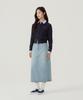 COVERNAT WOMAN Denim Long Skirt Light Blue