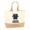 Sac jute - PLANETEE - Super Gardienne D'Immeuble - Impression exclusive - Fabriqué en France - Jute durable