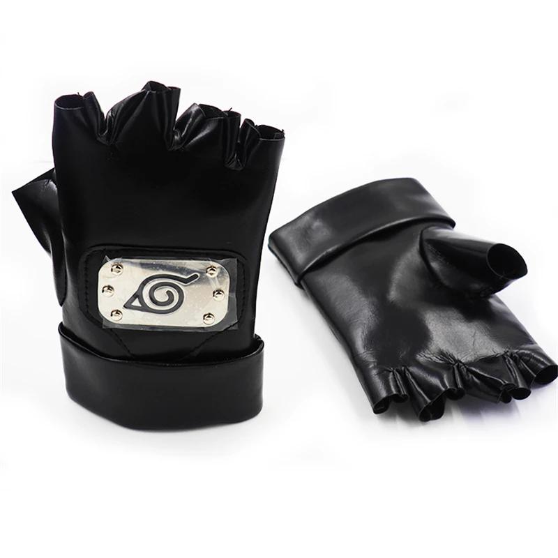 Naruto Hatake Kakashi Cosplay Gloves Mask Headband Anime Accessories Kunai Notebook Konohagakurenosato Sign Props