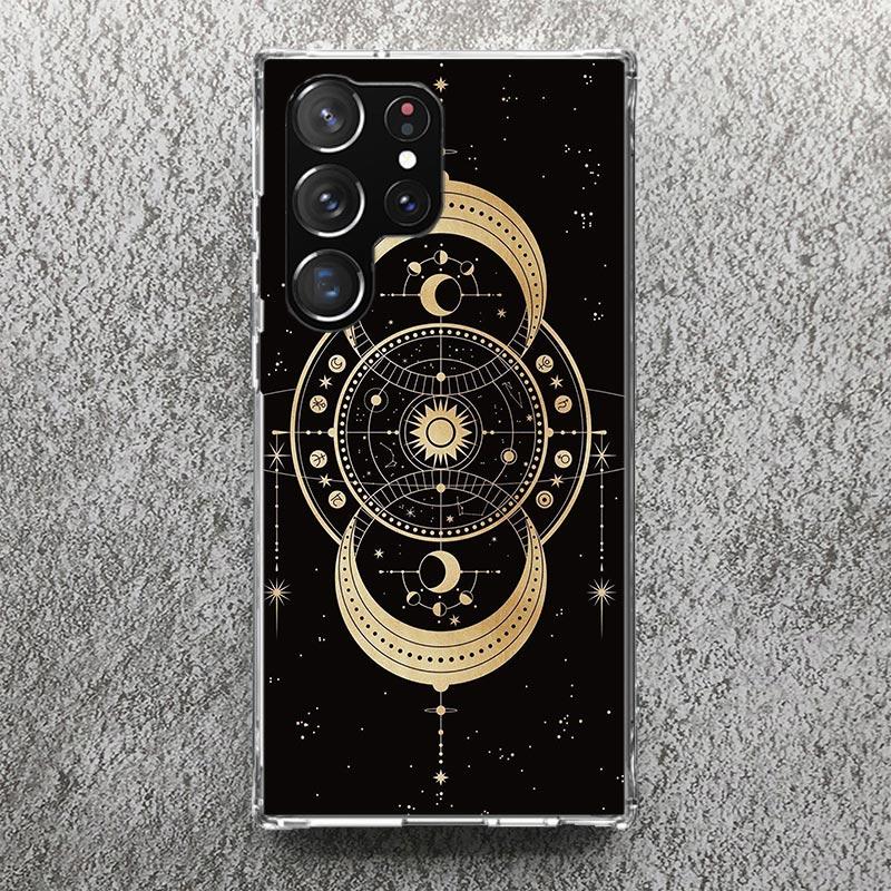 Moon Mystery Totem Witche Phone Case For Samsung Galaxy S25 S24 S23 Ultra S22 Plus S21 S20 FE S10 + S25Ultra S24U Soft Cover She