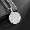 Stainless Steel Lighting Party Necklace Demons Eye Lighting Party Coins Medal Pendant Necklace Jewelry
