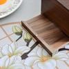 Wooden Napkin Dispenser Simple Napkin Tissue Storage Box Suitable for Bathroom Living Room Use