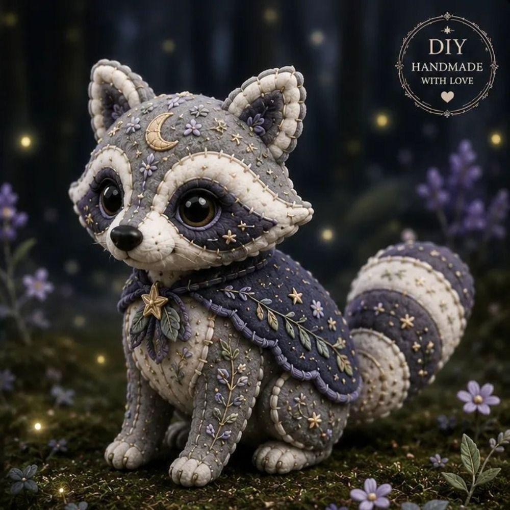 Floral Fabrics DIY Sewing Kit Creative Design Animal Toy Craft Fabric Sewing Kit For Craft Lover
