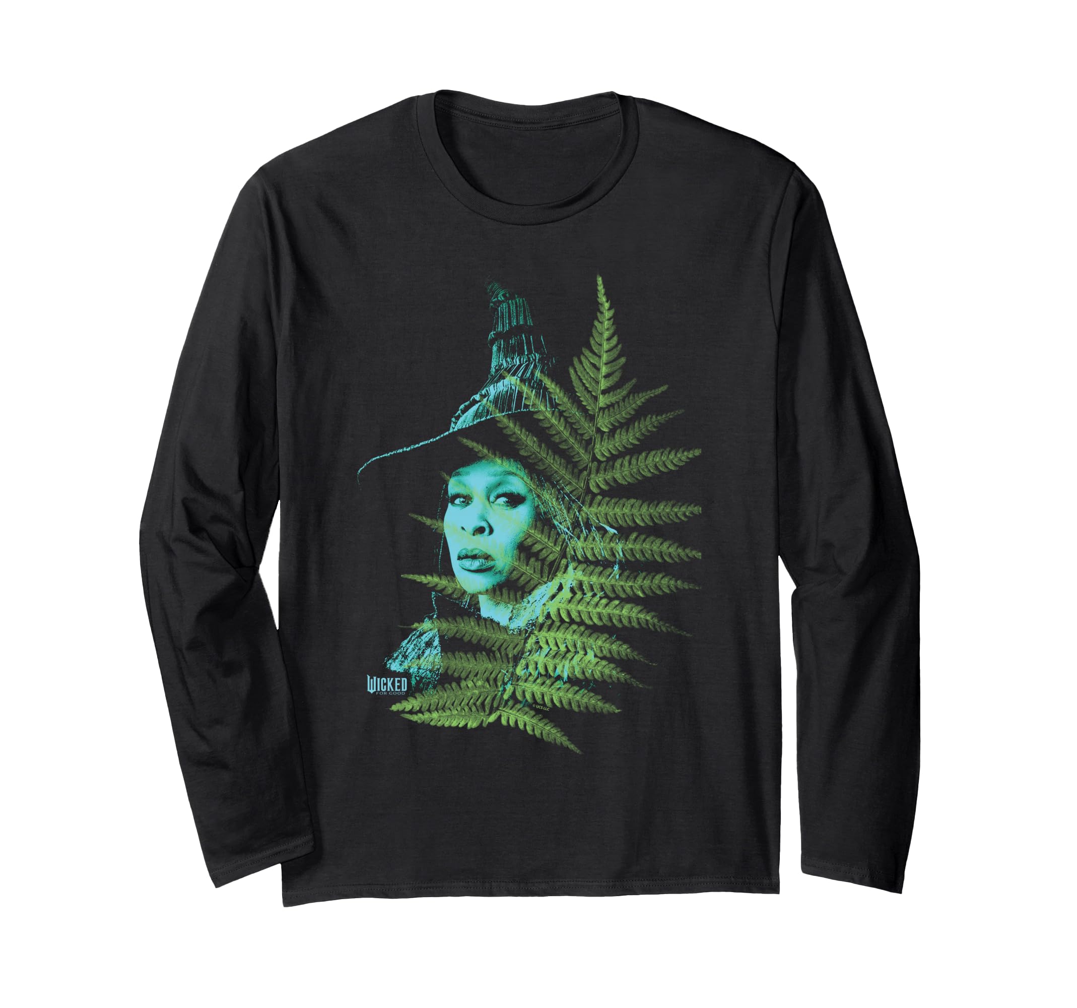 

Wicked: For Good Elphaba Striking Portrait Long Sleeve T-Shirt
