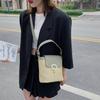 Handheld Women's Bag Woven Bucket Bag Vacation Bag 2024 Spring Summer New Crossbody Straw Bag Rattan Bag Fashion Small Bag
