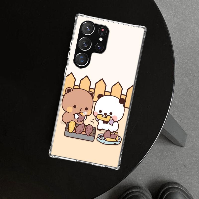 Bubu Dudu Kreslený Roztomilý Kryt na Telefon pro Samsung Galaxy S26 S25 Edge S24 S23 Ultra S22 Plus S21 FE S20 + Umělecký Personalizovaný Funda