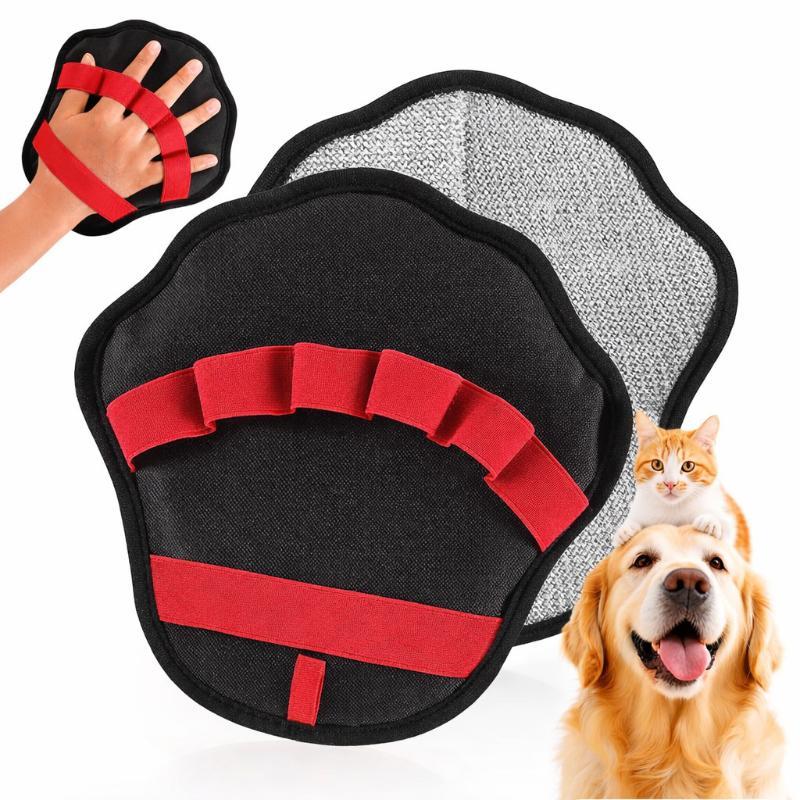 Pet Hair Remover Electrostatic Gloves, 2025 New Pet Hair Removal Glove For Cats & Dogs, Double-Sided Reusable Electrostatic A6