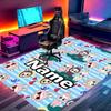 Custom Name Personalized Labubu Print Carpet, Versatile Home Decor Rug, for Playroom, Apartment, Balcony, Entryway, Hallway Gift