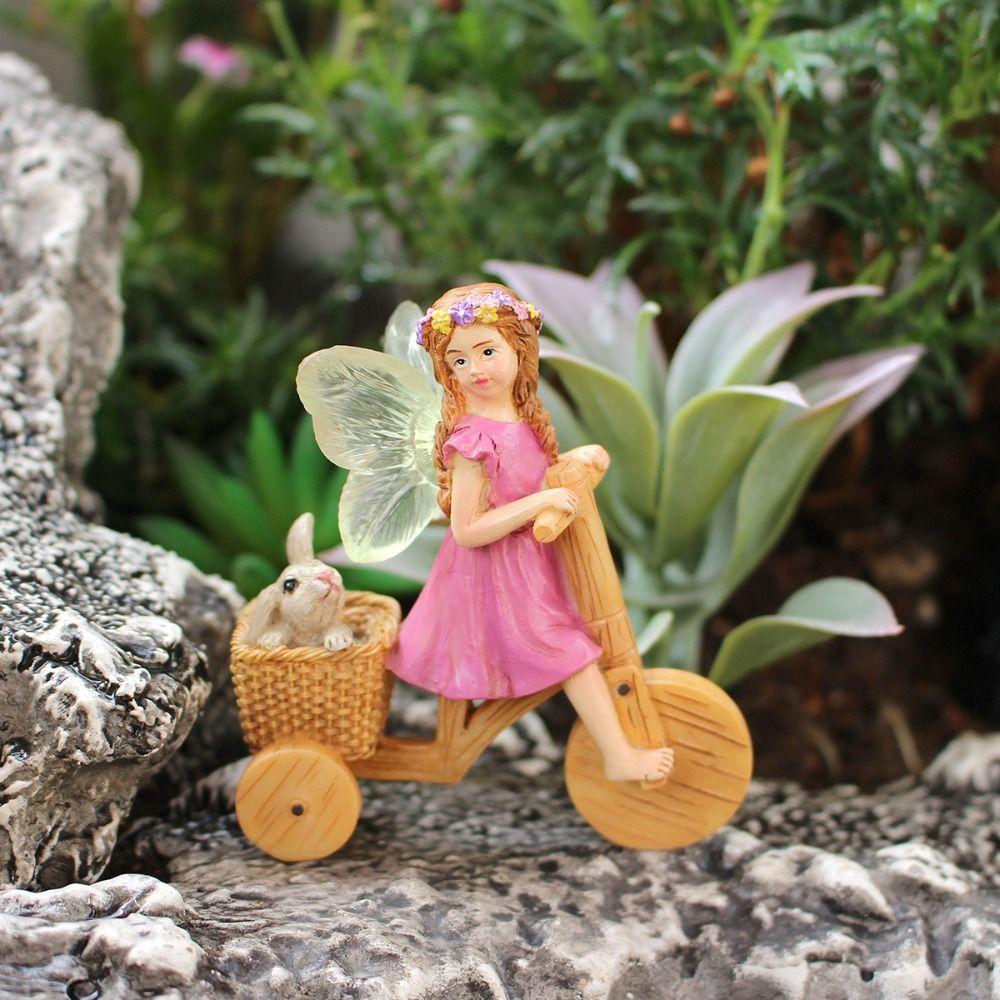 Cute Fairy Garden Figurines Creative Micro Landscape Crafts Miniature Sculptures  Flower Pot