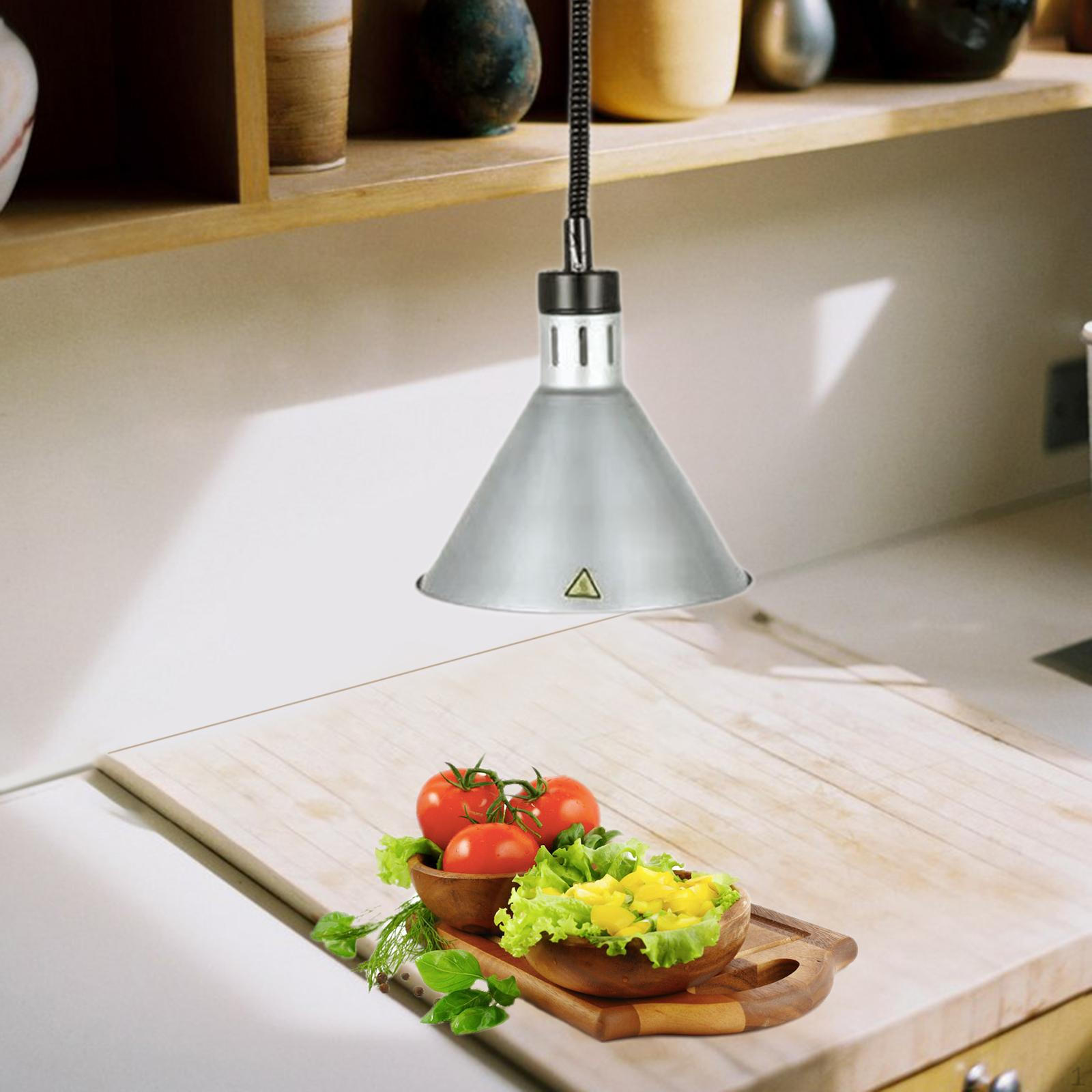 

275 Вт E27 подвесная выдвижная лампа для подогрева пищи, лампа для подогрева шведского стола без лампочки Argent