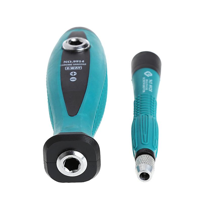 10 ks Sada štěrbinových šroubováků Magnetický Oprava Multifunkční Sada ručního nářadí