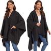 130*150cm Shawl Wraps for Women with Pockets, Elegant Cashmere Feeling Wraps, Open Front Pashmina with Tassel Scarf Blanket for Spring Fall Winter
