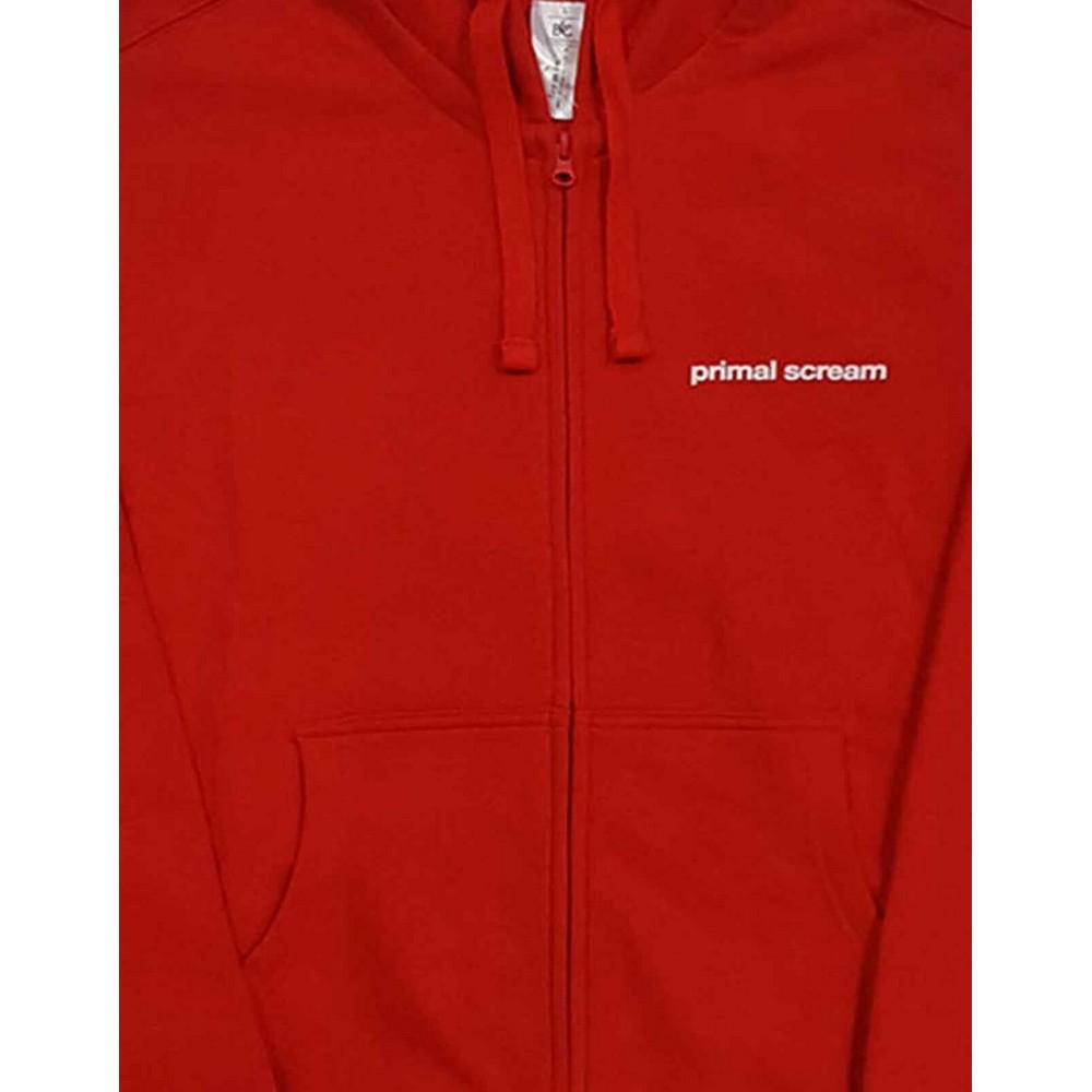 Primal Scream Unisex voksen Screamadelica hettegenser med glidelås