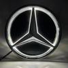 Autoaufkleber 2025 Heiß Für Benz Auto Frontgrill Logo Licht Spiegeloberfläche LED Abzeichen Emblem Leuchtendes Dekoratives Licht Für Mercedes Ben