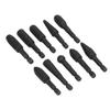 10Pcs Woodworking Grinding Drill 14in Hex Shank Engraving File Rotary Burr Drill Bits Set