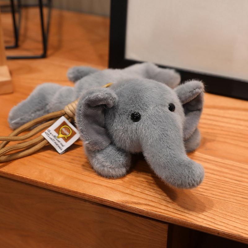 Cute Little Animal Panda Husky Doll Plush Toy Elephant Rabbit Doll Girl Rag Doll