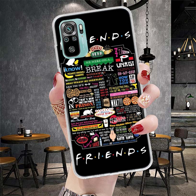Friends Tv Show Funny Family Soft Phone Case For Xiaomi Redmi Note 15 14 14S 13 12 Pro Plus 12S 11 11S 11E 10 10S 11T 5G Fundas