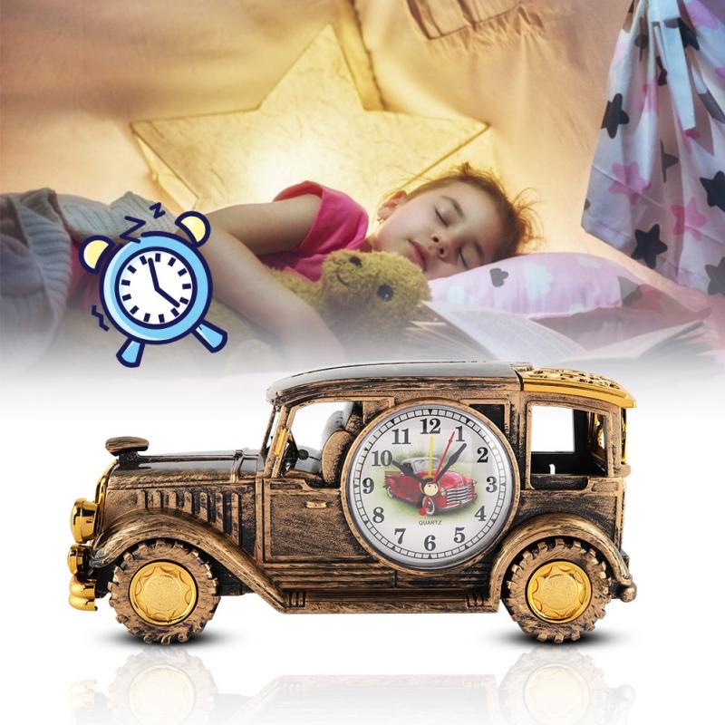 Multifunction Desk Alarm Clock Classical Vintage Car Alarm Clock Gift