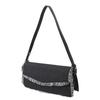 Underarm Bag Simple Stylish Shoulder Bag Ample Storage Space Fringe Handbag for Daily Outings