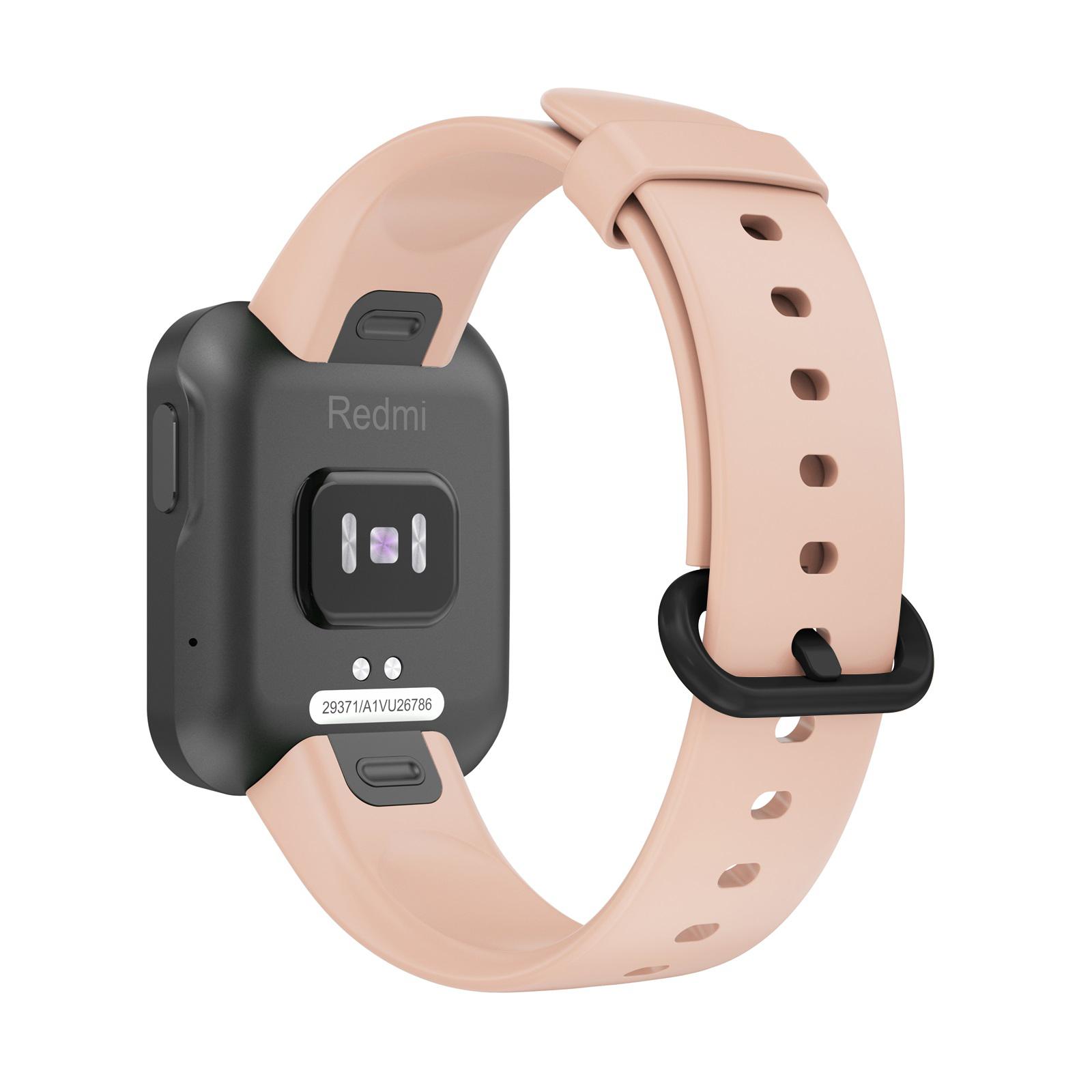 Силиконовый Ремешок Для Xiaomi mi Watch Lite/Redmi Watch Lite Браслет Для Xiaomi Mi Watch 2 Lite/Redmi Watch 2 Lite Ремешок на Запястье For mi watch Lite светло-розовый