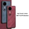 For Vivo V40 Pro 5G Case Luxury PU Leather Phone Case For Vivo V40 S19 Pro Back Cover Matte Silicone Shockproof Full Protection