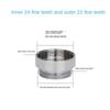 Kitchen Faucet Adapter 18/20/22/24mm To 22mm Female-Male Faucet Water Filter Bathroom Washer Plumbing Connector Accessories
