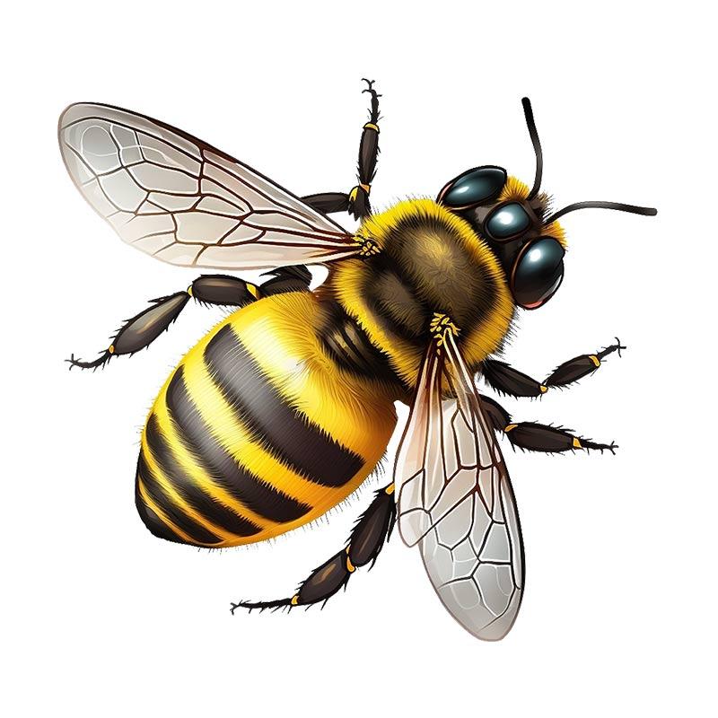 Bees Insects Animals Wall Sticker Toilet Living Room Cabinet Refrigerator Home Decoration Decals Sticker M438