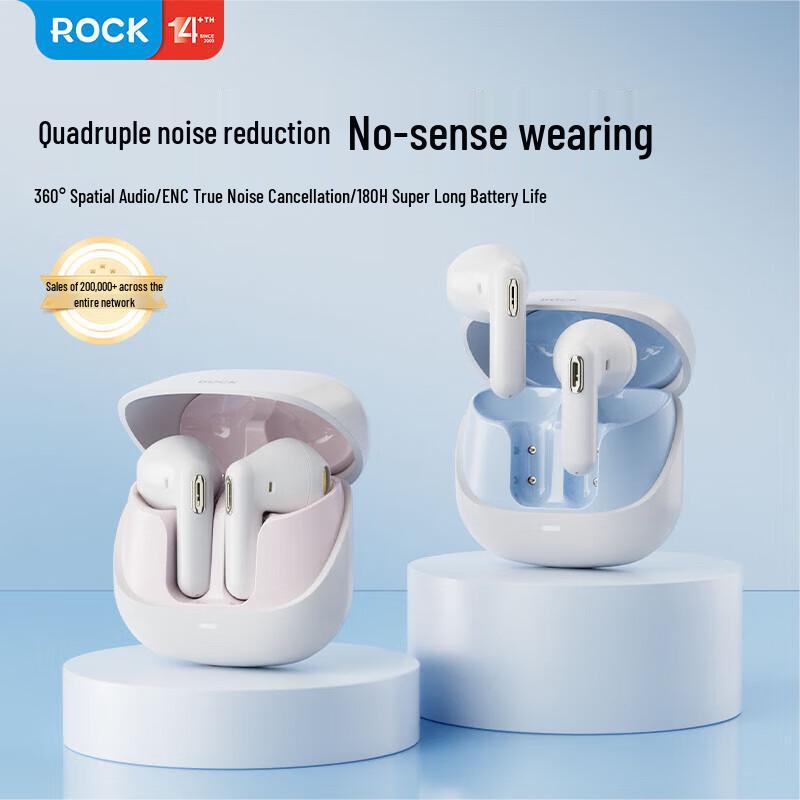 ROCK S3mini True Wireless Semi-in-ear Noise-Canceling Earbuds