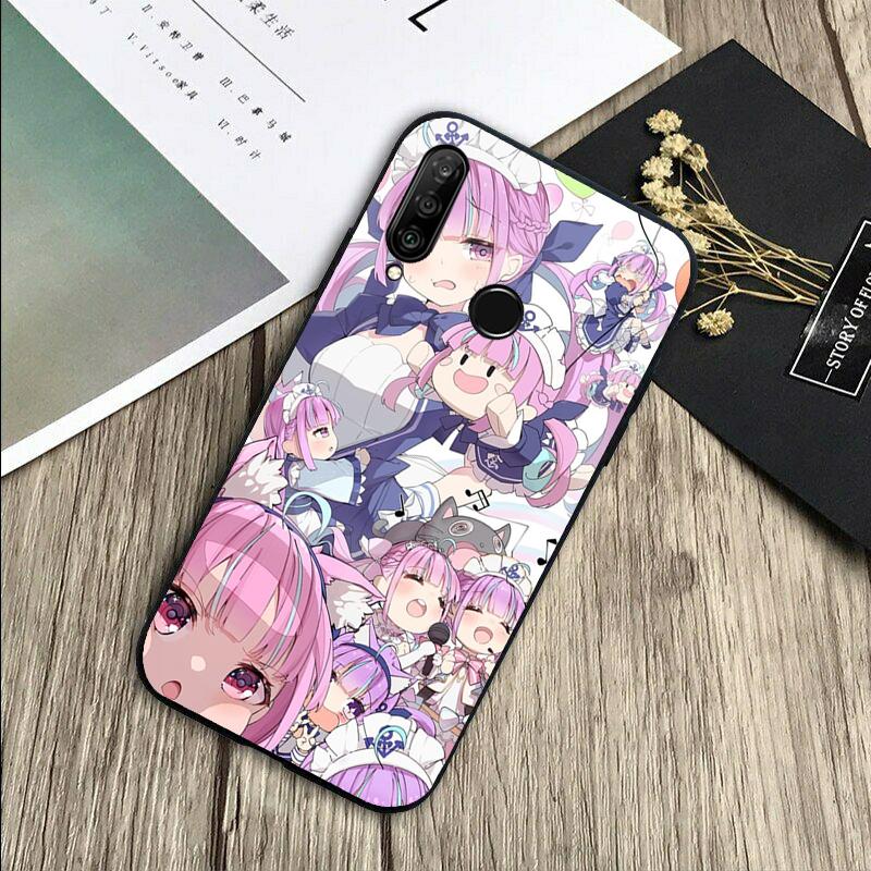 Minato Aqua Hololive For Huawei Nova 8i 11i 12i 12s 9 10 SE Y60 Y70 Y90 Y72 Y73 Y61 Y91 P60 Pro P30 P40 Lite Case