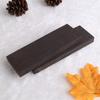 2/4pcs Ebony Lumber Rare Wood Block Handle Blank DIY Craft Handicraft Musical Instruments Tools Replacement Parts