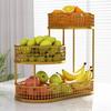 Multi Layer Countertop Fruit Basket Storage Fruit Vegetable Shelf Vegetable Rack Stand  Desktop