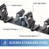 Wall-MountedTool Storage Rack with 4 Racks and 5 Hooks,Multifunctional Shelf for Kitchen,and Outdoorgarage Storage Space Saving