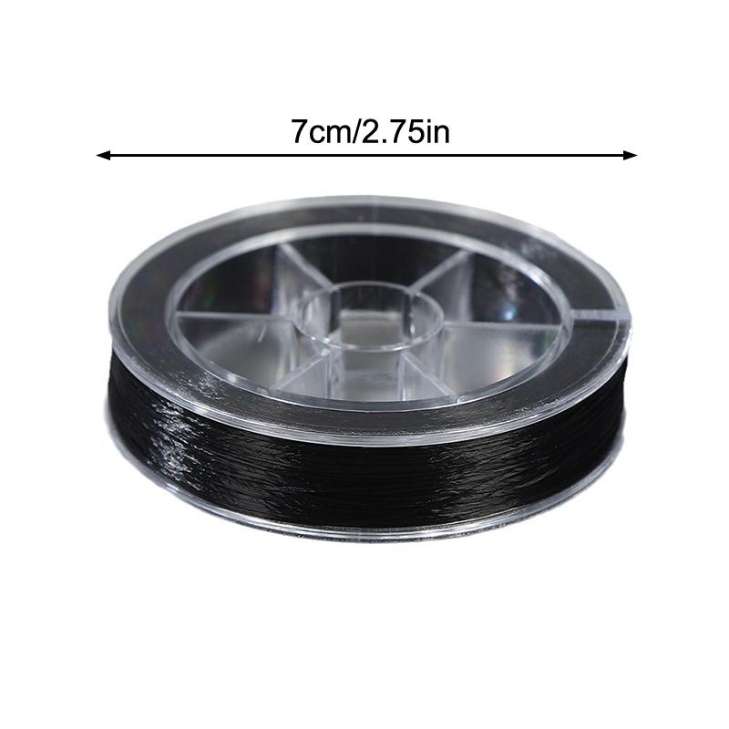 60M/Roll Full Elastic Hair Weaving Sewing Decoration Wig Hair Net Sewing Cotton Thread Thread For Making Invisible Feathered