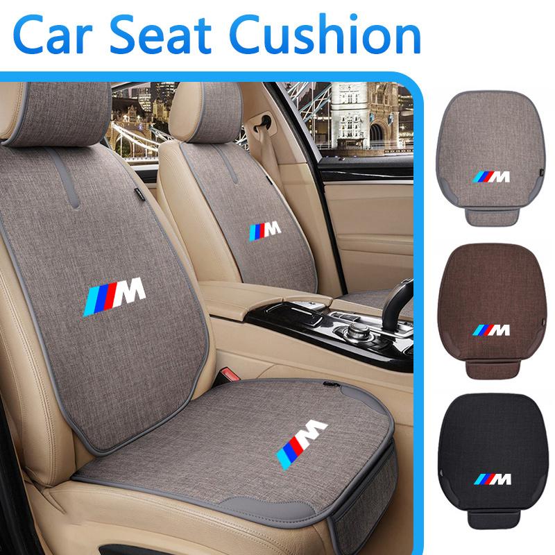 FA6Front/Rear Car Seat Cover Cushion Anti Scratch Protector Pad For BMW M E46 E36 E34 F10 E90 F30 E60 F30 E53 E30 E92 E87 Sticker