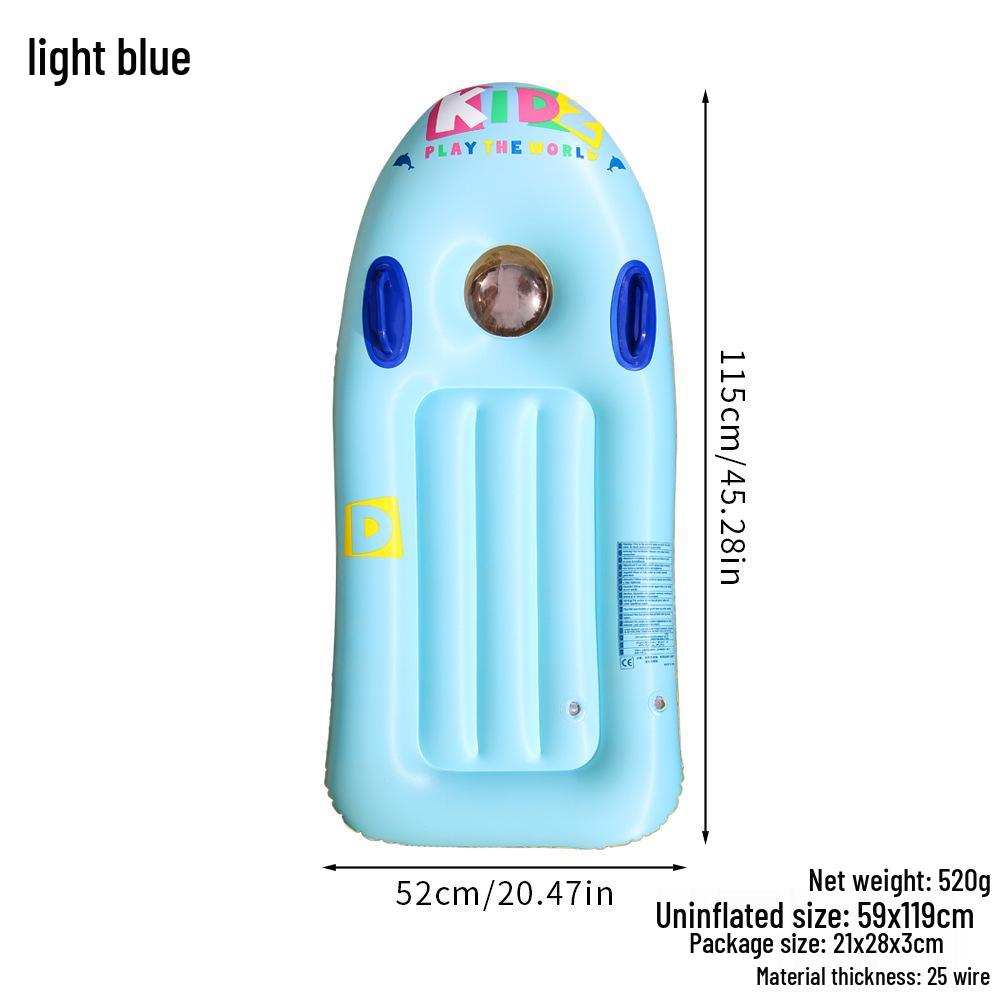Children's Thickened PVC Inflatable Surfboard for Outdoor Water Activities
