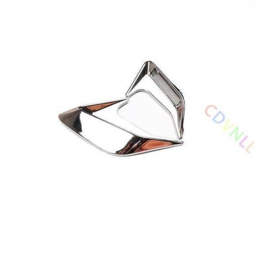 ABS Chrome Car Air Flow Vent Side Decoration Sticker Trim For BMW 5 Series 18-22