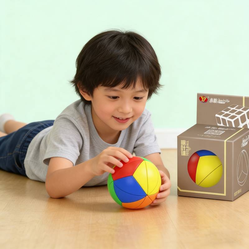 Creative Maple Leaf Sphere Puzzle Toy For Kids Educational Brain Teaser