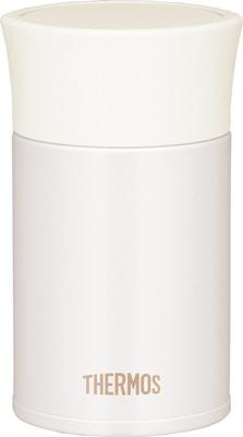 Termo para alimentos con aislamiento al vacío de 250 ml, color blanco leche MWH JBK-251