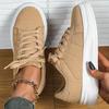 Large Size Spring Suede Casual Sneakers Teen Platform Shoes Outdoor Trendy Shoes