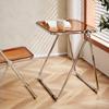 Transparent Crystal Folding Chair Acrylic Discounted Item